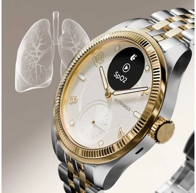 Išmanusis laikrodis Withings Scanwatch Nova Brilliant 39mm Gold