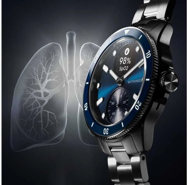 Withings ScanWatch Nova/42mm Mėlyna Išmanusis laikrodis