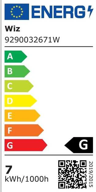 WiZ,Lemputė,6,3W,2200-6500 (RGB),A60,E27,1vnt šviesos šaltinis