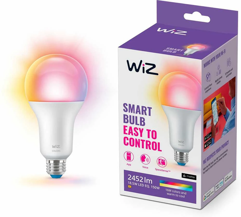 WIZ WI-FI BLE 150W A80 E27 922-65 RGB 1PF/6