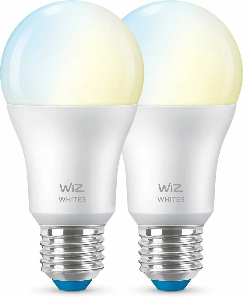 Signify WiZ Baltas Lampe E27 Tunable 60W matt Zweierpack