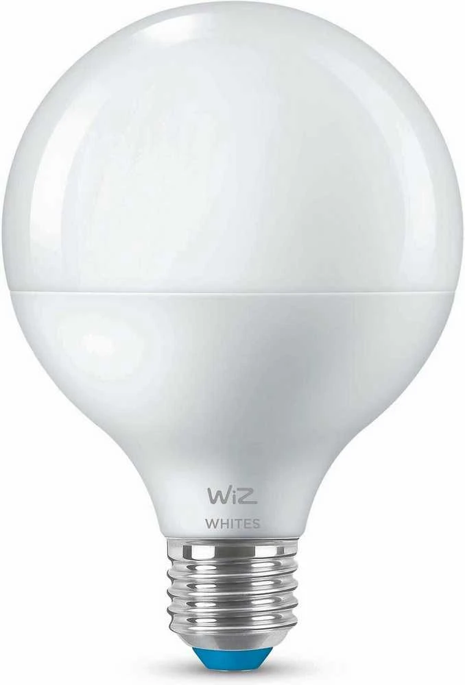 „Signify WiZ Baltas Globe“ E27 reguliuojama 75 W matinė lemputė, viena pakuotė