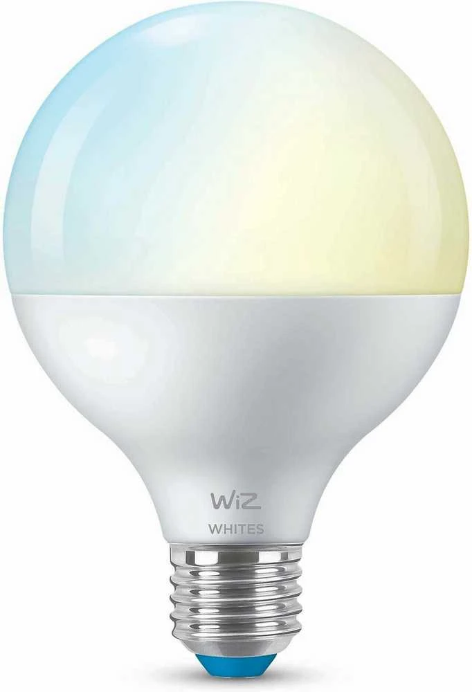 „Signify WiZ Baltas Globe“ E27 reguliuojama 75 W matinė lemputė, viena pakuotė