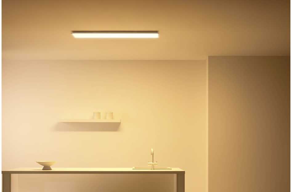 Lubinis šviestuvas Lampa sufitowa Signify WiZ Baltas Panel Tunable 3400lm Weiß Einzelpack