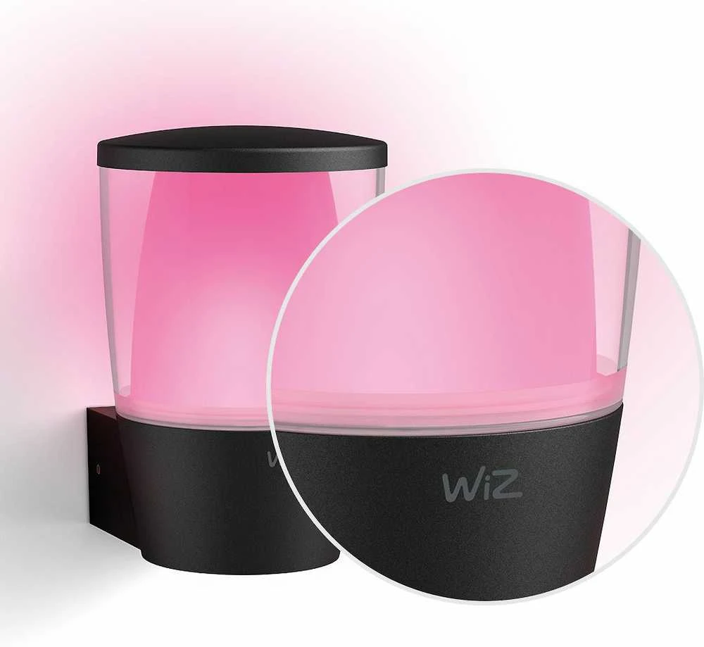 Sieninis lauko šviestuvas WiZ Smart WiFi 8,5 W | 2700–5000 K (RGB)