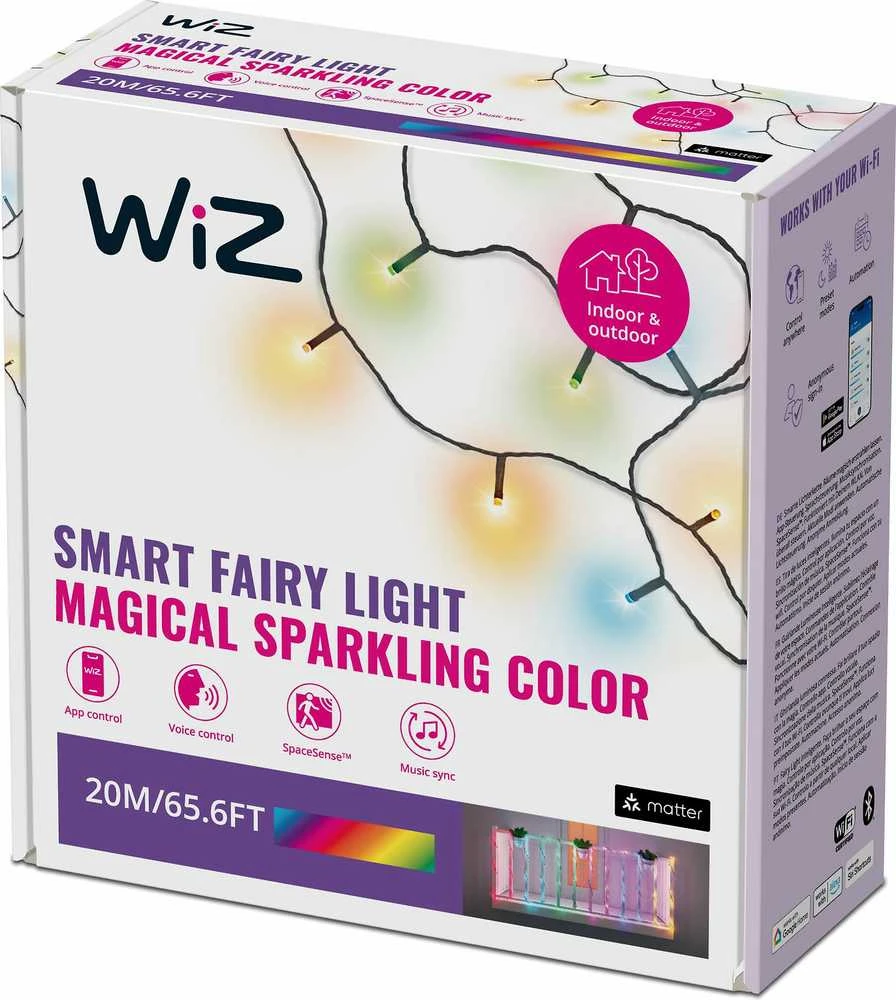 Lemputė WiZ Smart WiFi LED Fairly Light, 20m|15 W