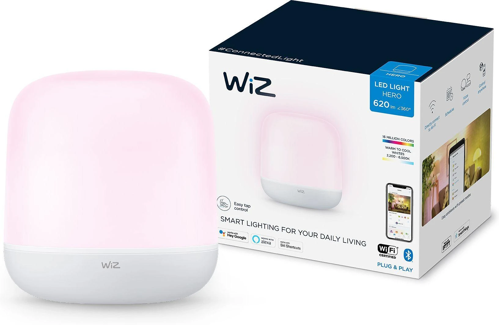 Stalinė lempa WiZ Smart WiFi WiFi Hero, 9 W | 2200–6500 tūkst.