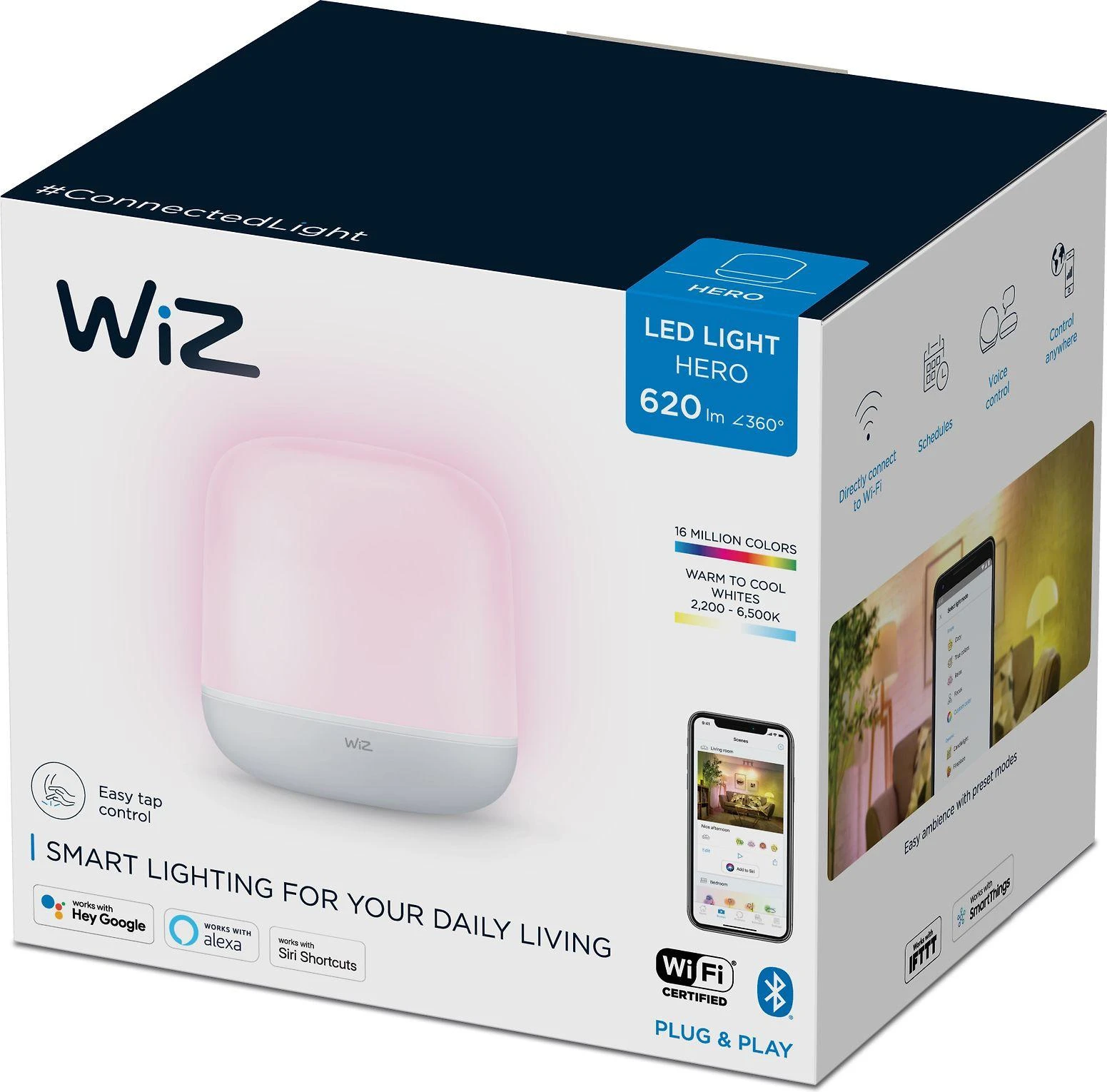 Stalinė lempa WiZ Smart WiFi WiFi Hero, 9 W | 2200–6500 tūkst.