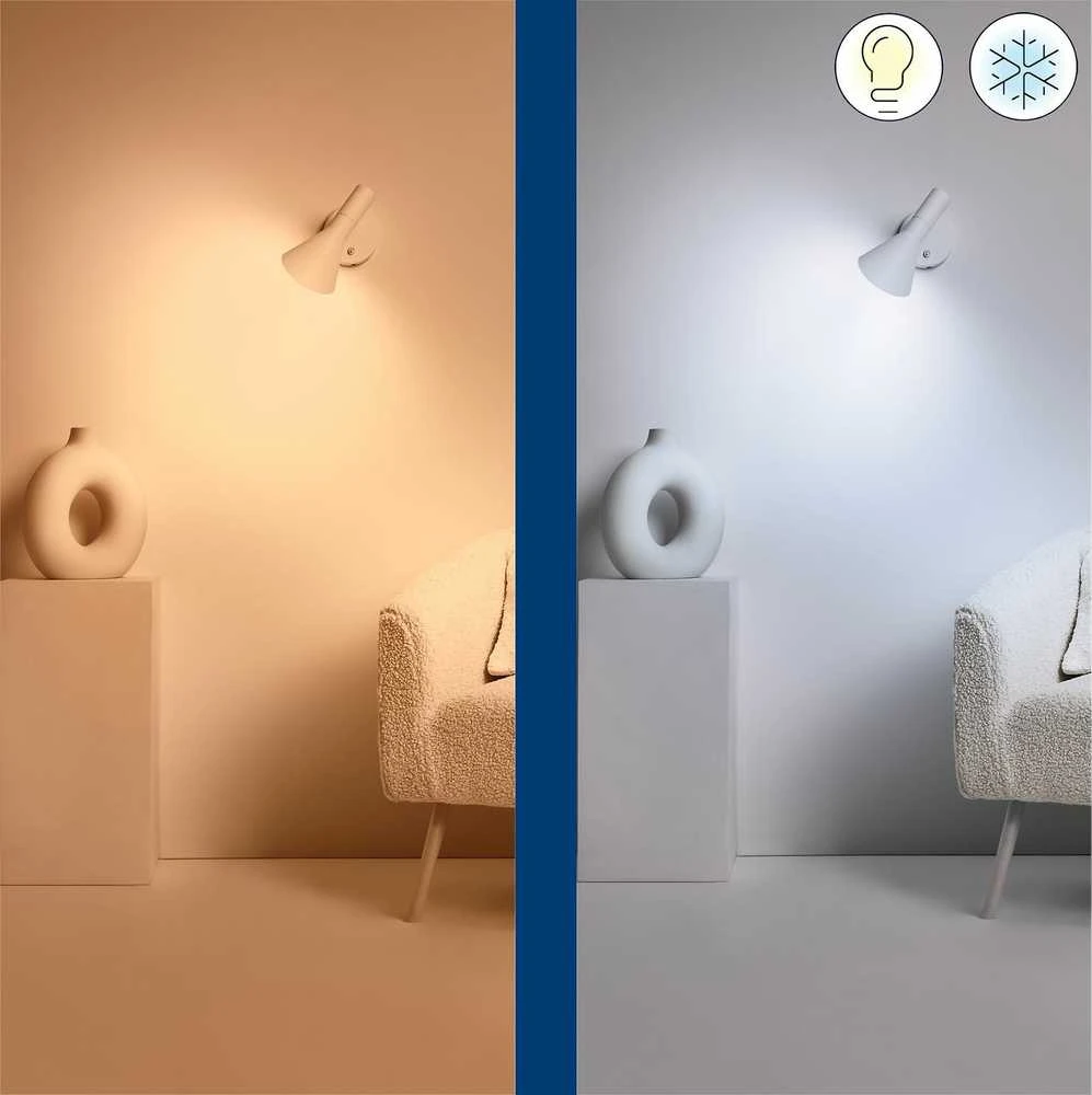 WiZ RGBW LED žvakinė lemputė | 4,9 W | 2700–6500 K | C37 | E14 | 2 vnt.