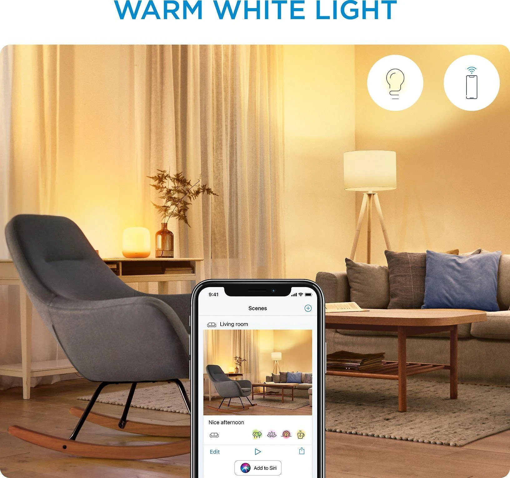 WiZ - G95 Clear Globe E27 Tunable Filament - Smart Home