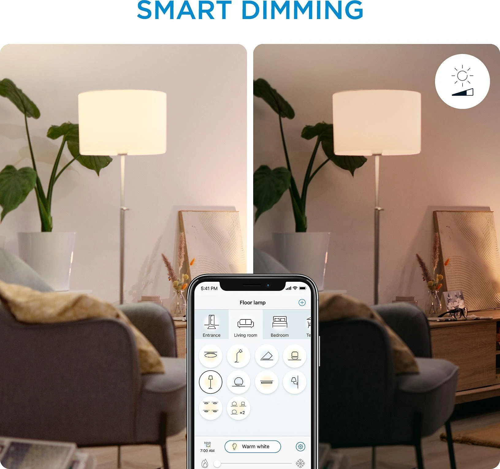 WiZ - G95 Clear Globe E27 Tunable Filament - Smart Home