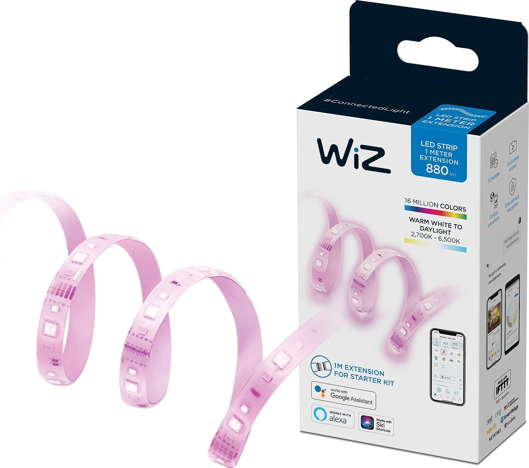 WIZ WI-FI BLE LED JUOSTELĖ 1M 880LM EXT EU