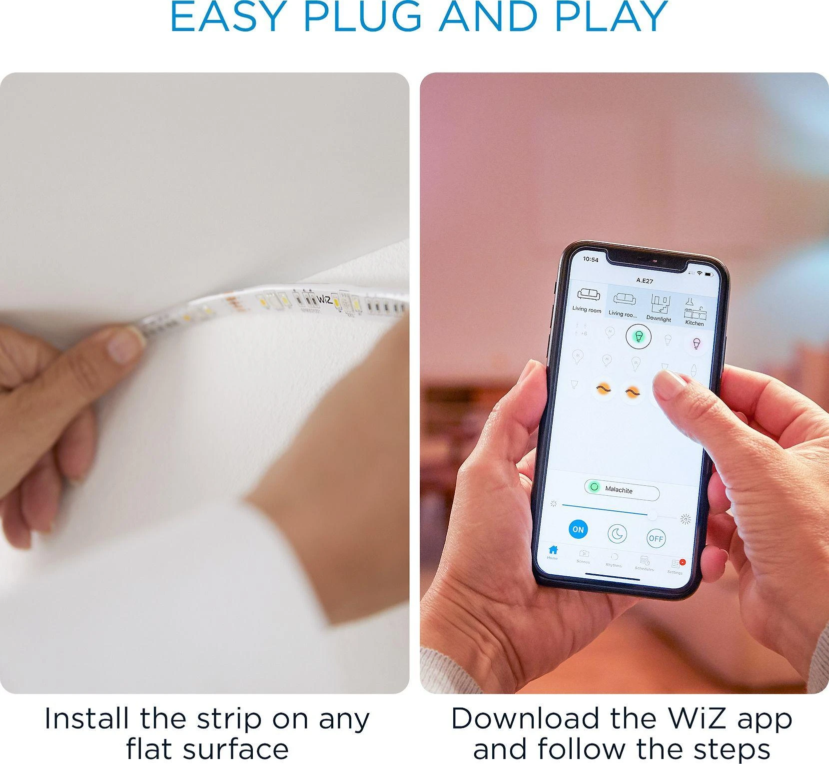 WIZ WI-FI BLE LED JUOSTELĖ 1M 880LM EXT EU