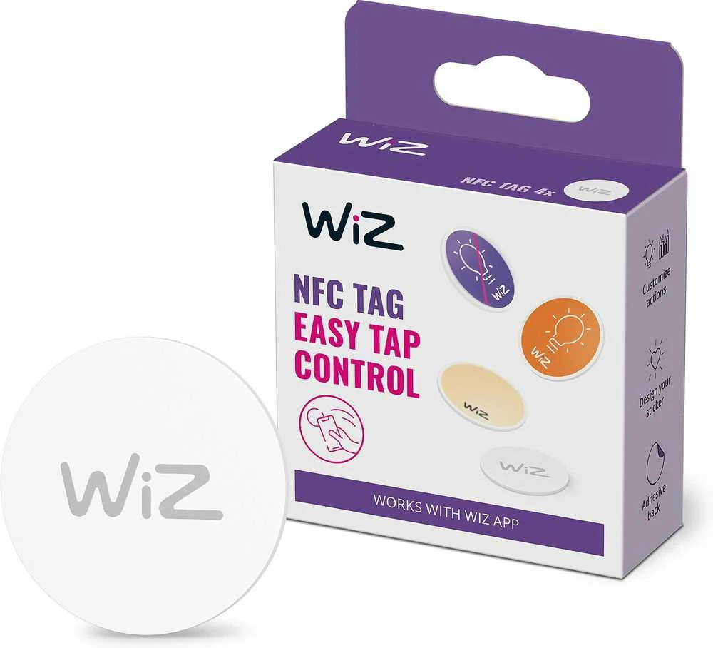 „Signify WiZ NFC“ žymės, 4 vnt.
