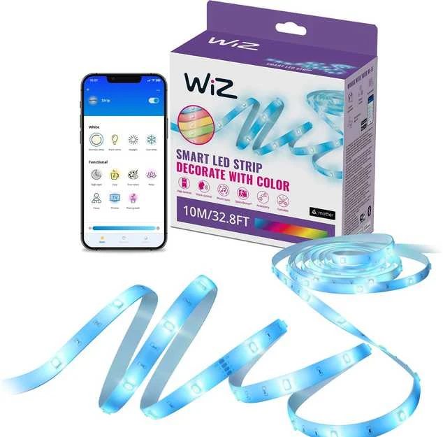 LED juostelė WiZ Smart WiFi RGB, 10m|10 W|RGB