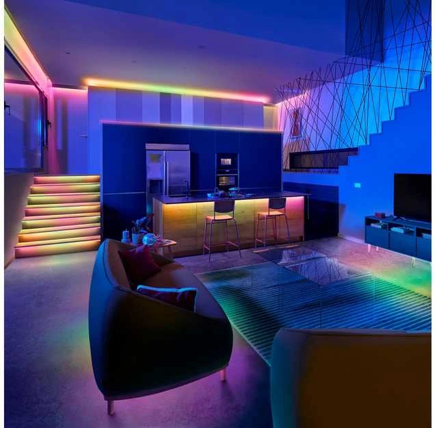 WiZ išmanioji WiFi RGBIC LED juosta, 10 m 17,9 W RGB