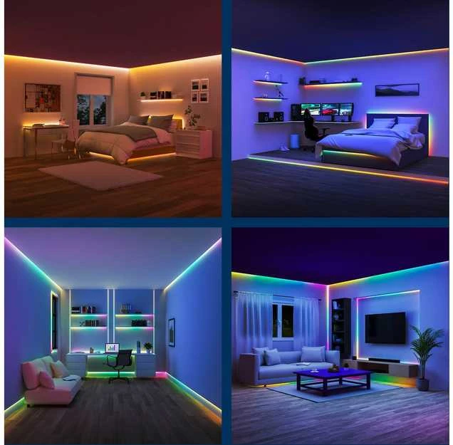 WiZ išmanioji WiFi RGBIC LED juosta, 10 m 17,9 W RGB