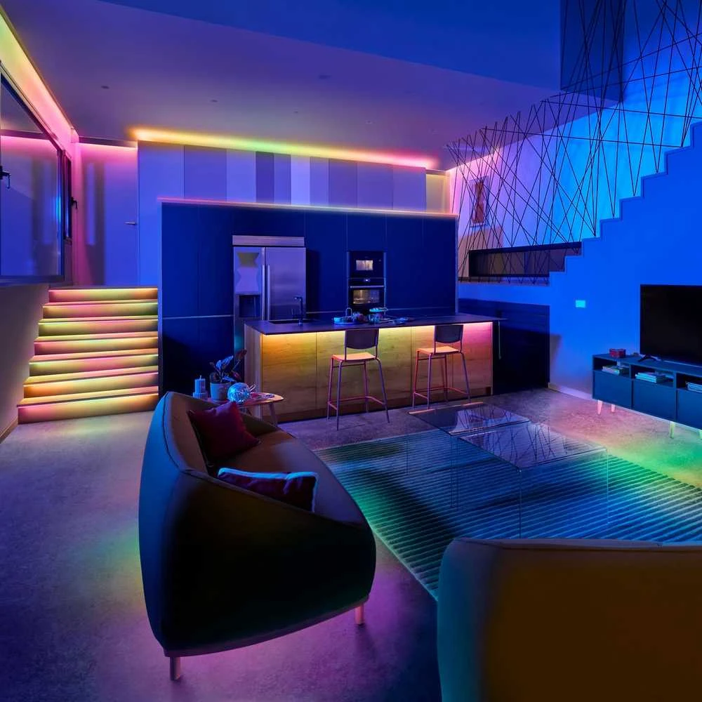 WiZ išmanioji WiFi RGBIC LED juosta, 10 m 17,9 W RGB