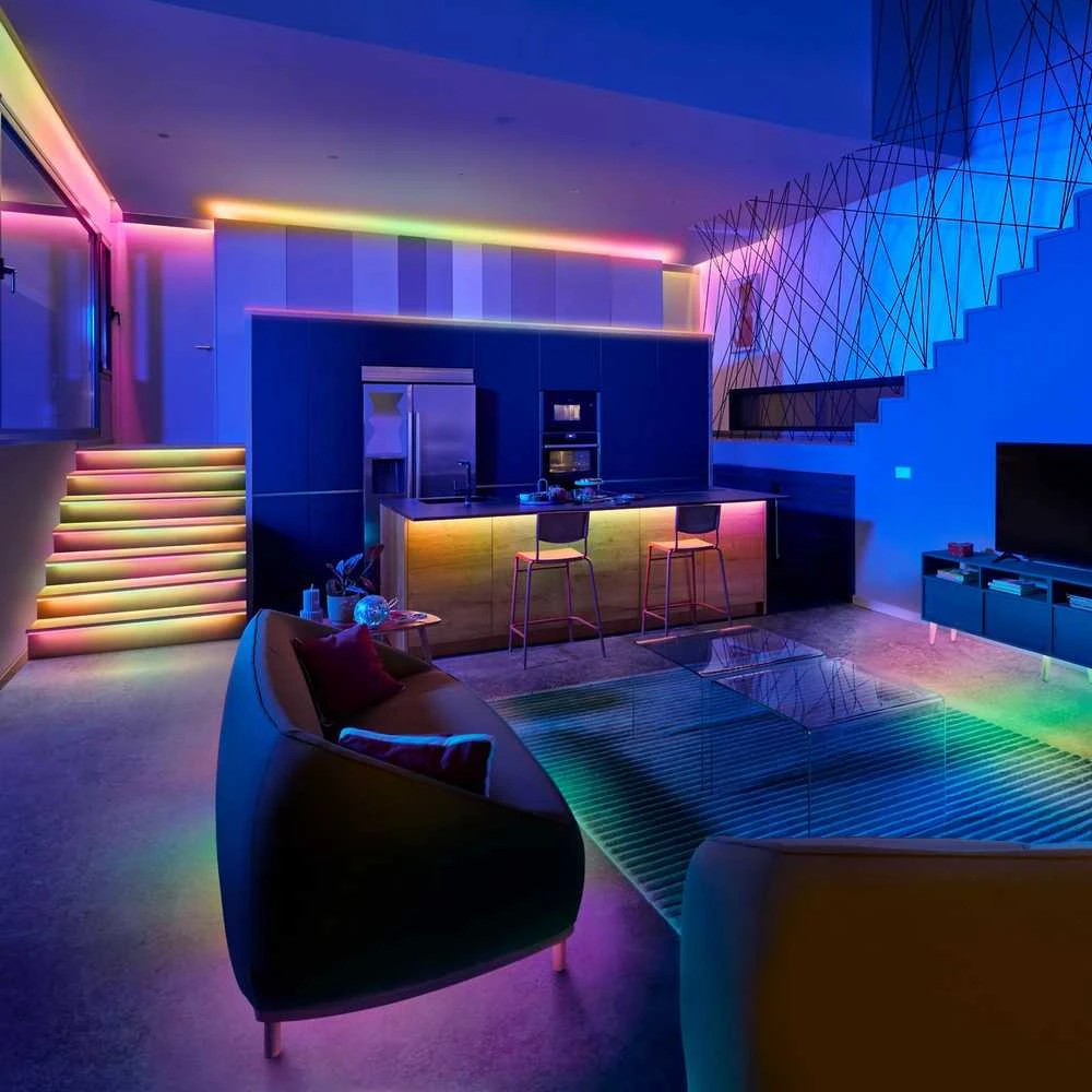 WiZ RGBIC LED strip-valonauha, 20 m