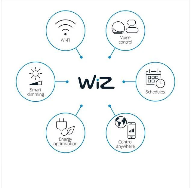 Signify/Philips WiZ – lauko šviesos styginiai EU Type C