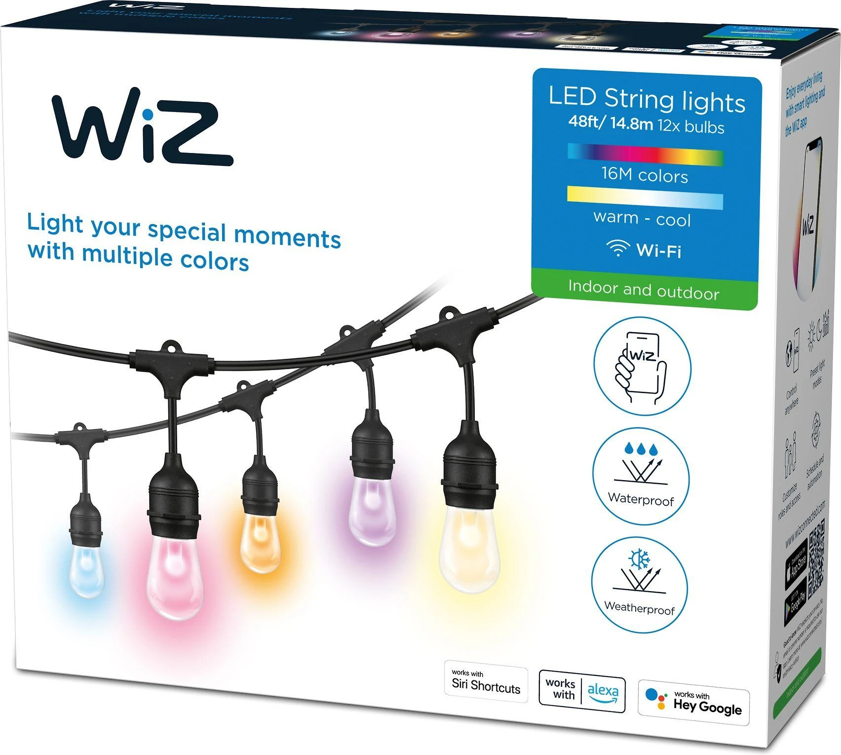 Signify/Philips WiZ – lauko šviesos styginiai EU Type C