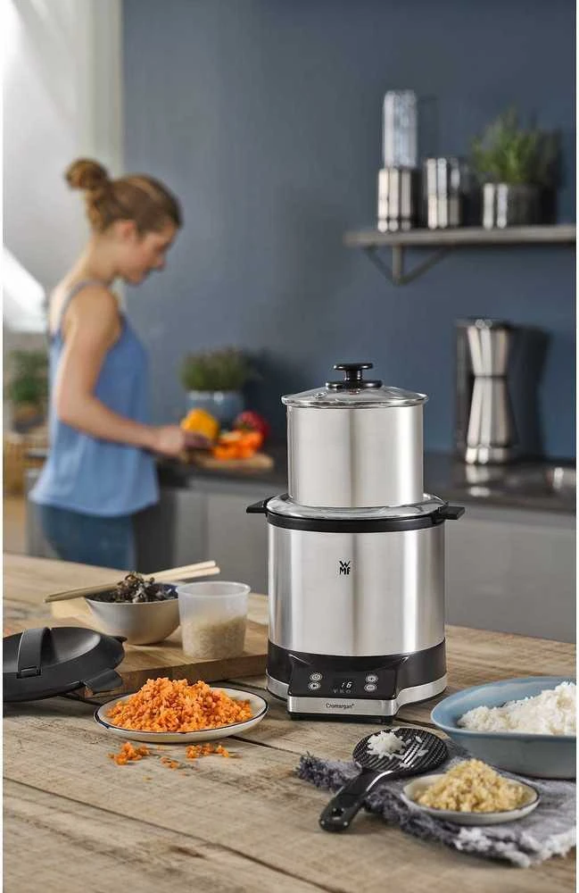WMF 04.1526.0011 ryžių virimo aparatas Nerūdijančiojo plieno 1 L 220 W