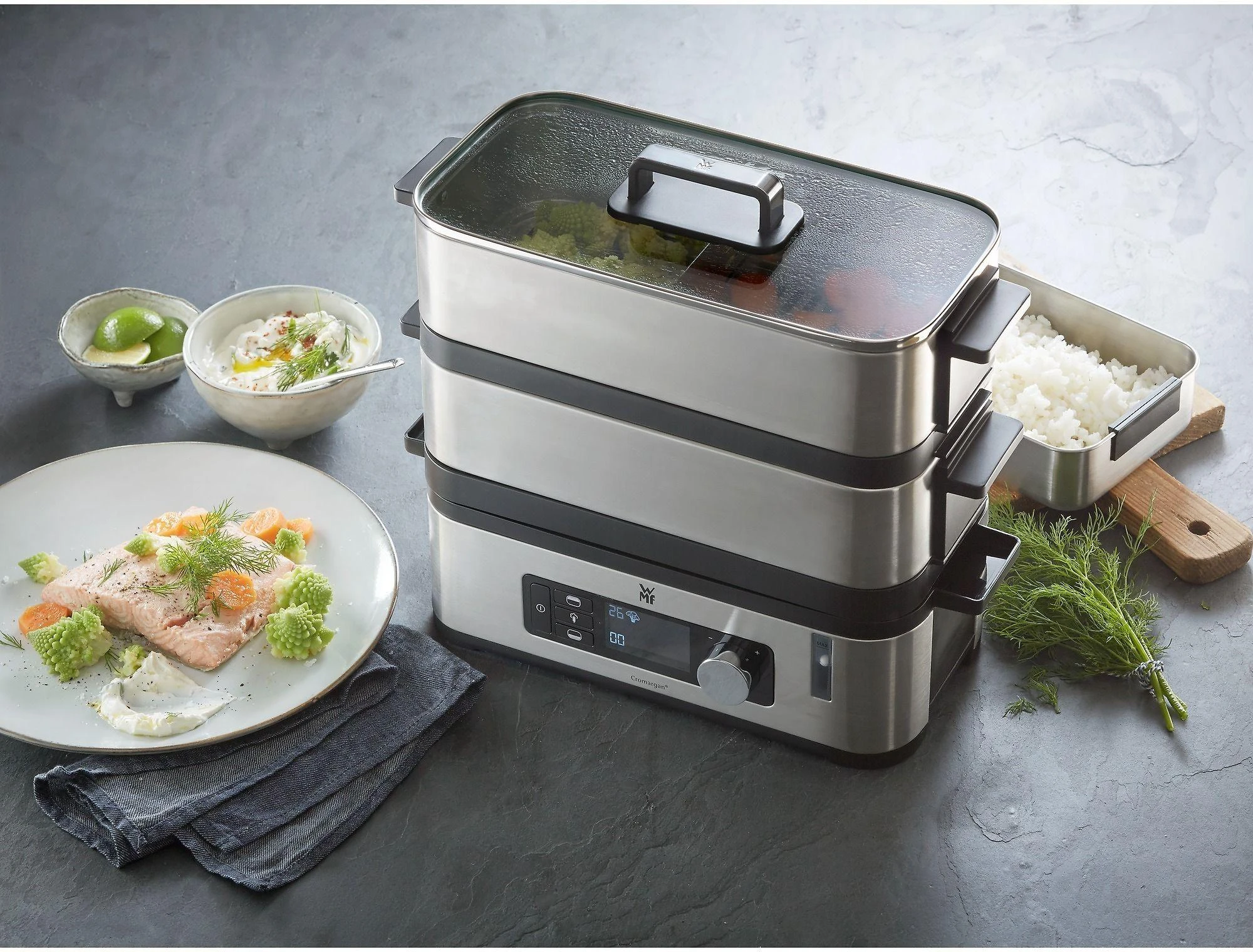 WMF 415090011 KITCHENminis garų puodas
