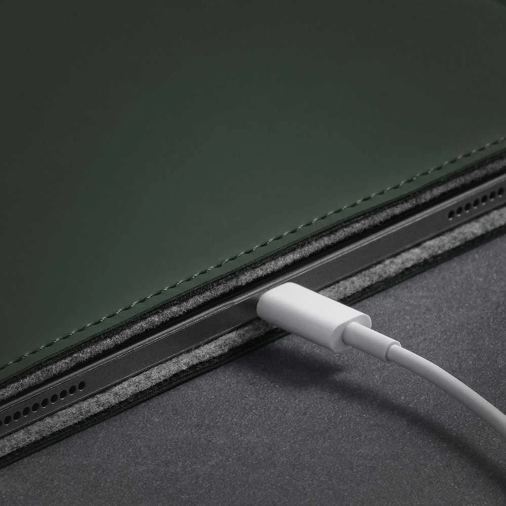 Woolnut Coated Sleeve -suojatasku 11 iPad Pro & Air, vihreä
