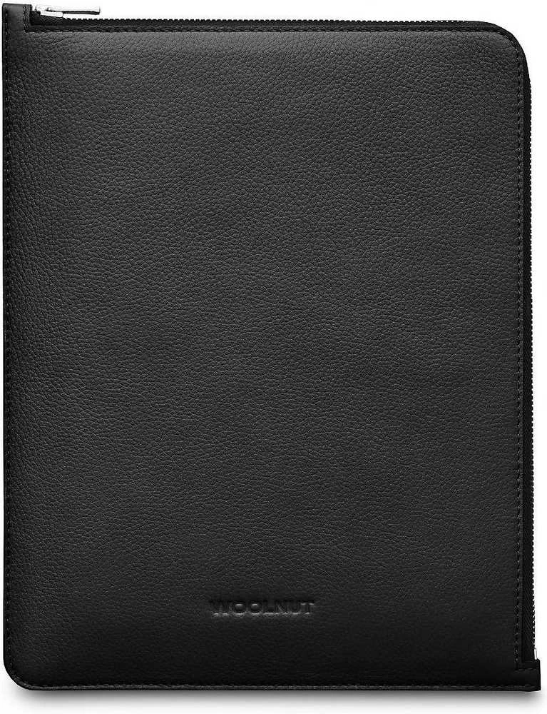 Woolnut Leather Folio apsauginis dėklas skirtas 11 iPad Pro & Air, juodas