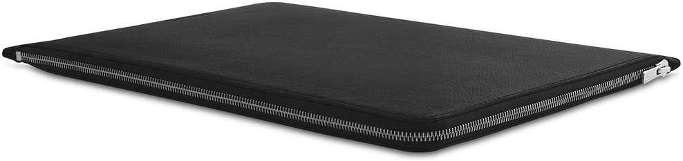 Woolnut Leather Folio -suojatasku 16 MacBook Pro, musta