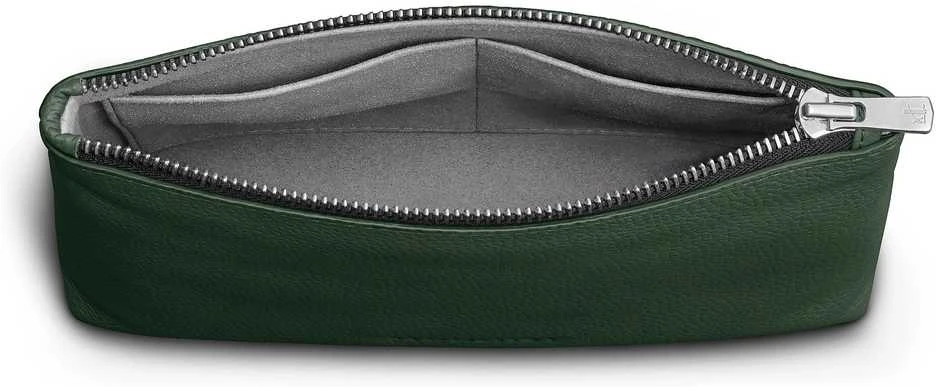 Woolnut Leather Pouch -tarvikelaukku, vihreä