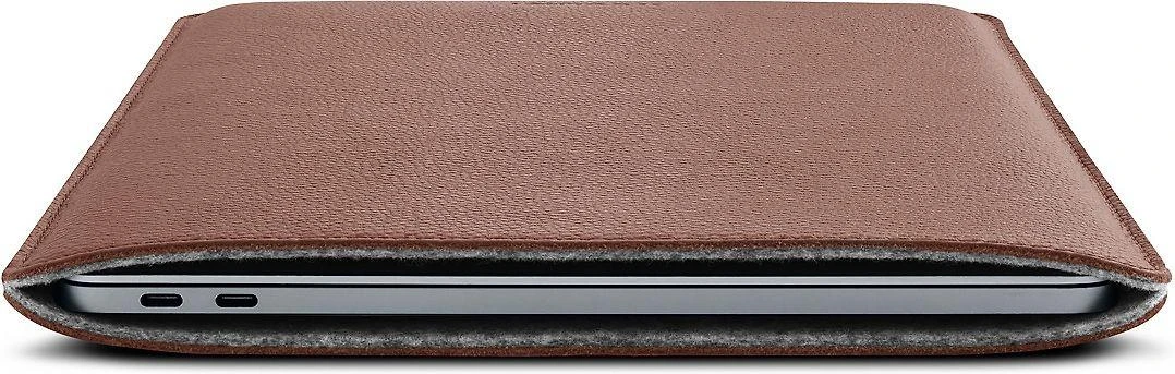 Dėklas WOOLNUT Leather Sleeve 13" Ruda