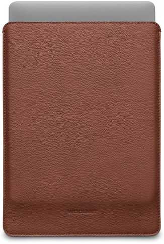 Woolnut Leather Sleeve -suojatasku 14 MacBook Pro, konjakki