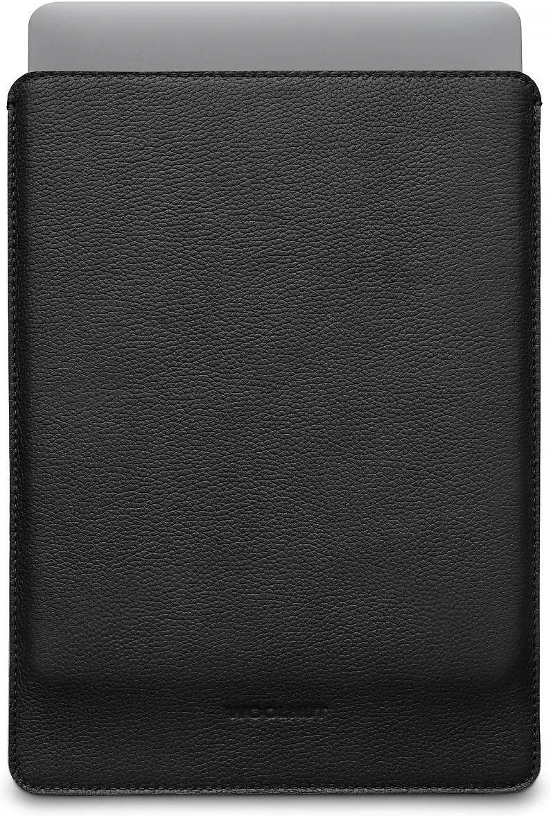 Woolnut DĖKLAS vilnonių RIEŠUTŲ odinė rankovė juoda | MacBook Pro 14 "