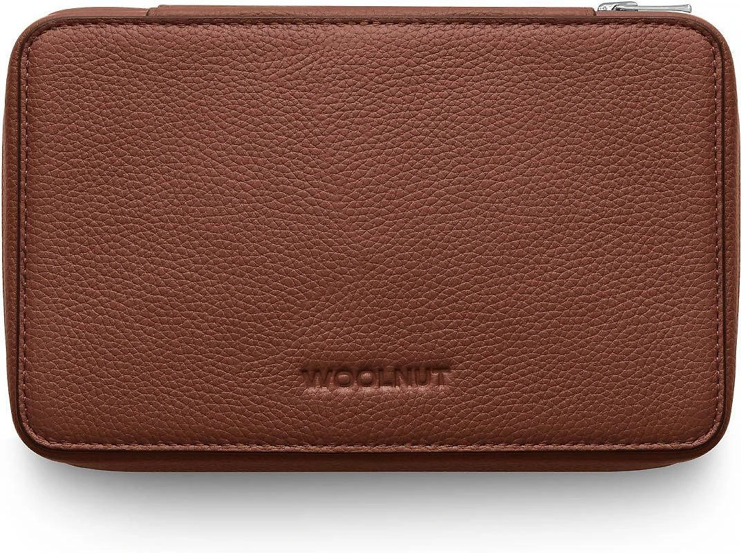 Dėklas na tabletė Woolnut WOOLNUT Leather Tech Organizer Cognac Brown