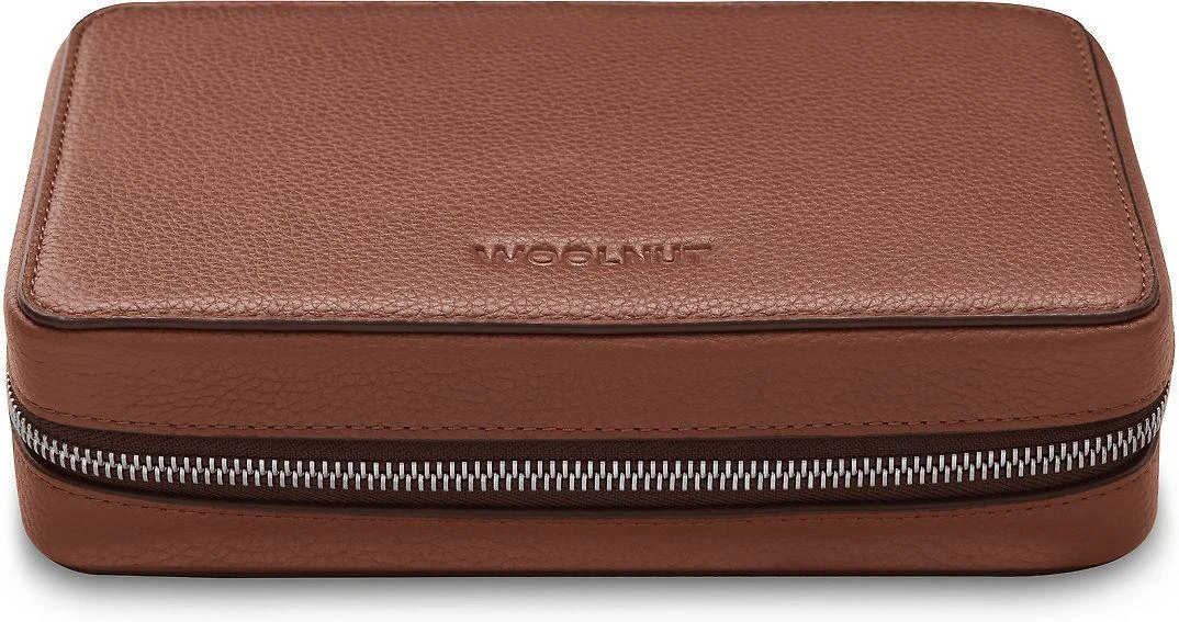 Dėklas na tabletė Woolnut WOOLNUT Leather Tech Organizer Cognac Brown