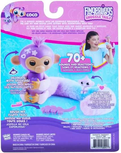 Wow Wee Fingerlings - Staigmenos uodegos - Beždžionė (602021)