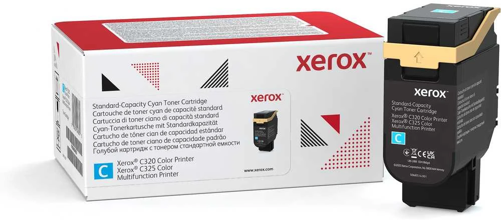 XEROX C320 C325 CYAN STANDARD - CAPACITY TONER CARTRIDGE (1800 P