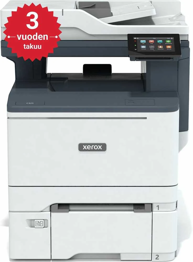 Spausdintuvas Xerox C325V_DNI, paprastas lazeris. multifunkce, A4, 33 ppm, dvipusis, DADF, WiFi/USB/Tinklinis, 2 GB RAM, Apple AirPrint