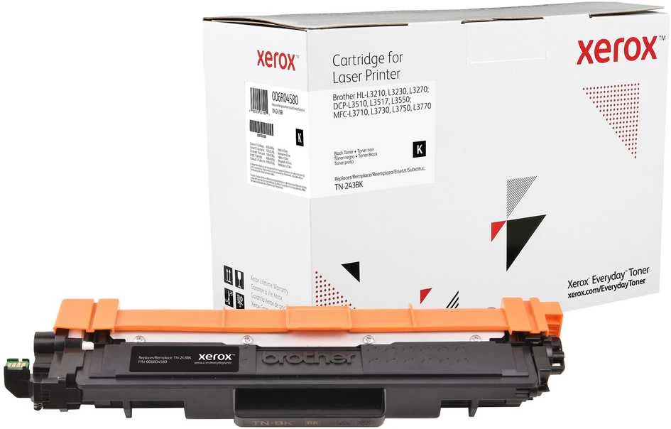 Xerox KASDIENINIS Juodas TONERIS, SUDERINAMAS SU BROTHER TN-243BK DIDELĖS TALPOS