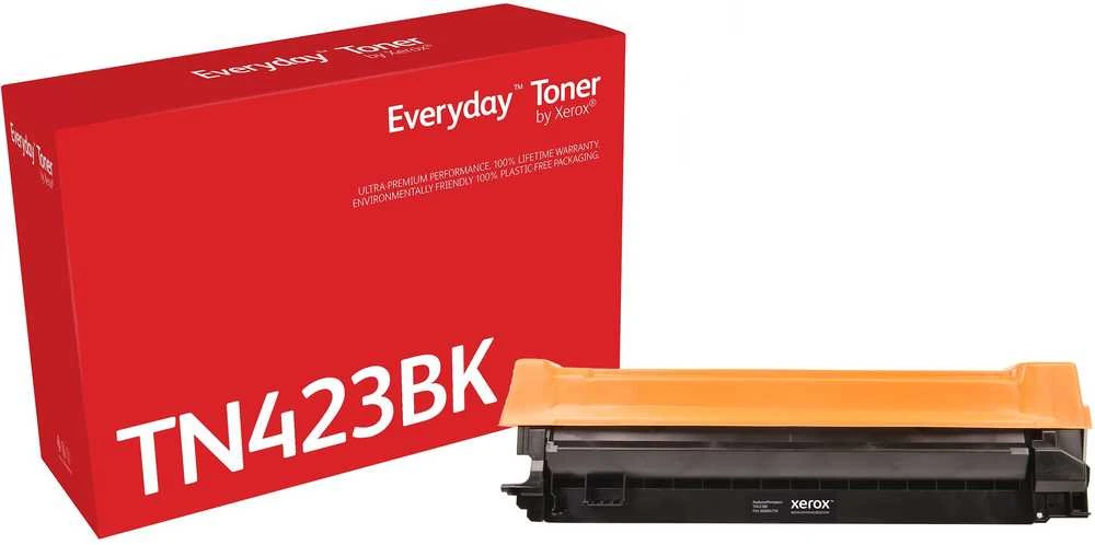 Xerox KASDIENINIS „Juodas“ TONERIS, SUDERINAMAS SU DIDELĖS TALPOS TN-421BK KASETĖMIS