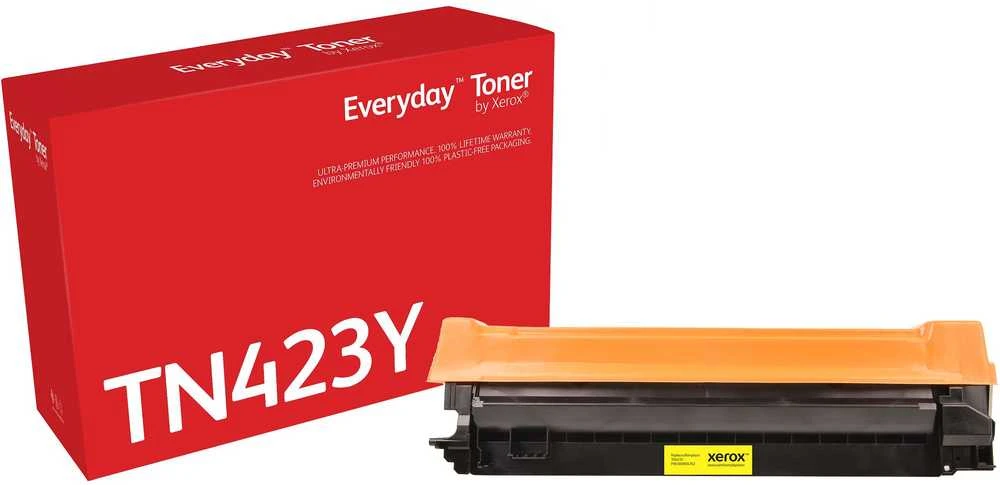 Xerox KASDIENIS „Geltonas“ TONERIS – SUDERINAMAS SU TN-421Y DIDELĖS KAPSUlės