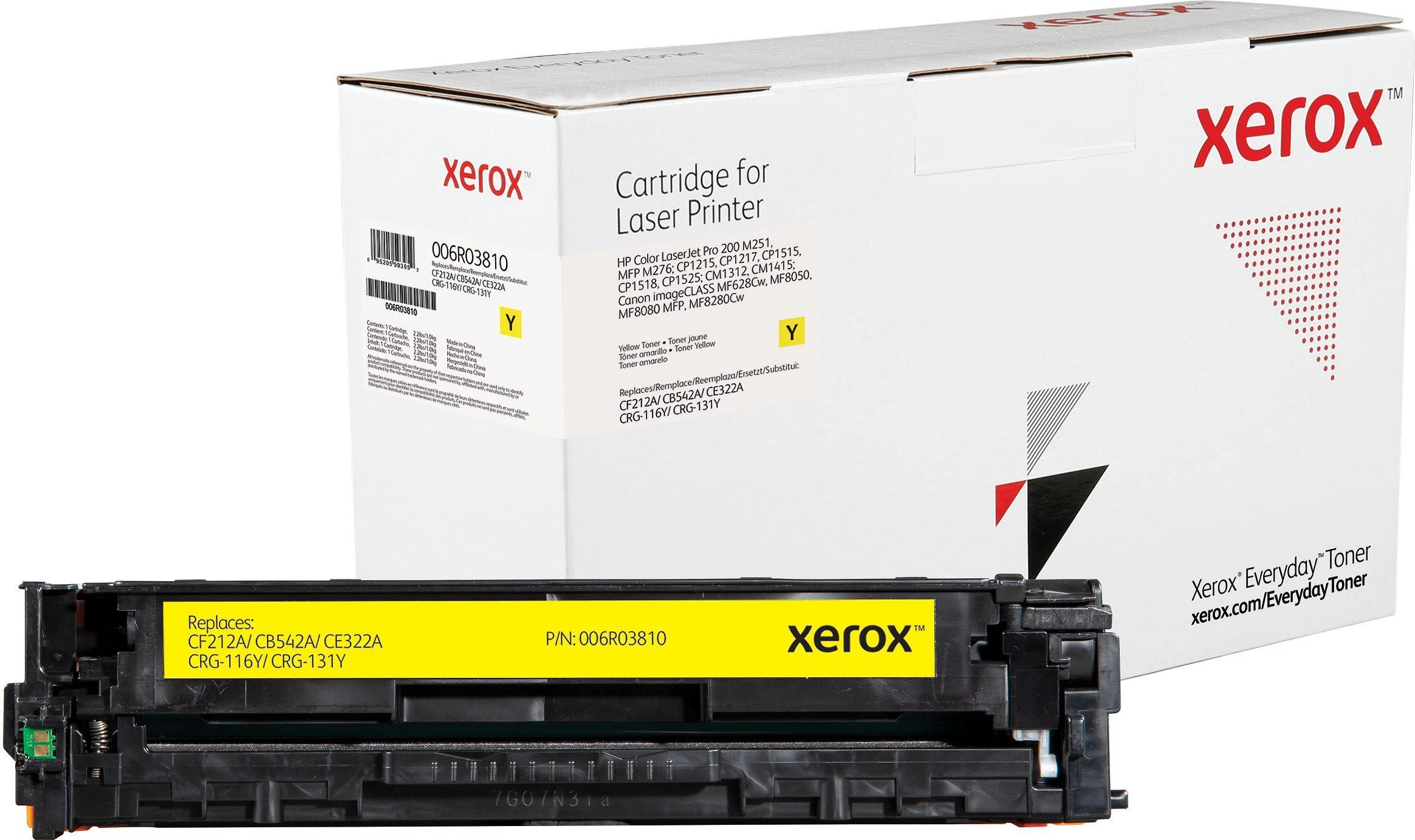 Toneris Xerox Geltonas pakeitimas 131A / 125A / 128A (006R03810)