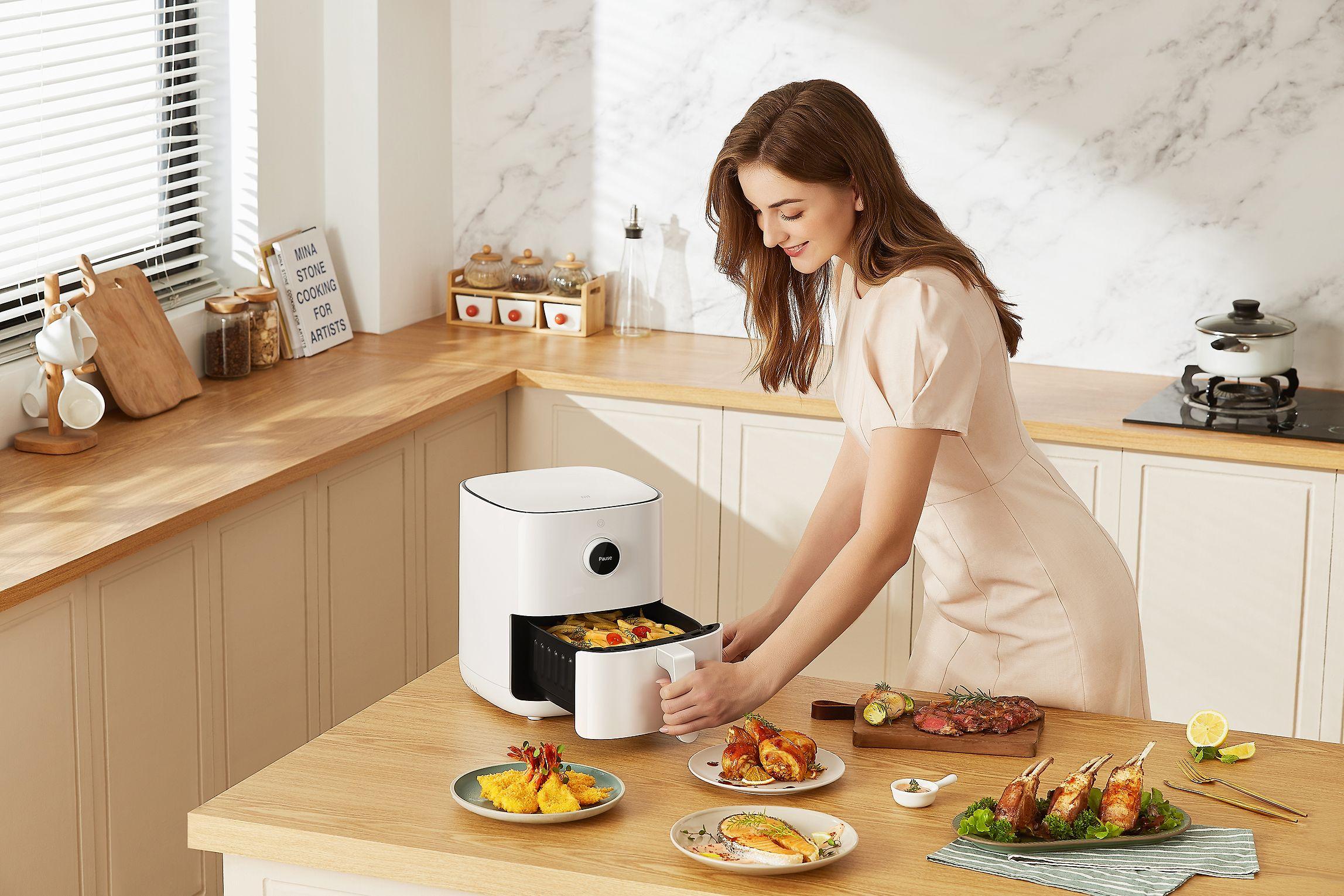 Gruzdintuvė Xiaomi Mi Smart Air Fryer Power 1500 W, Talpa 3.5 l, Balta