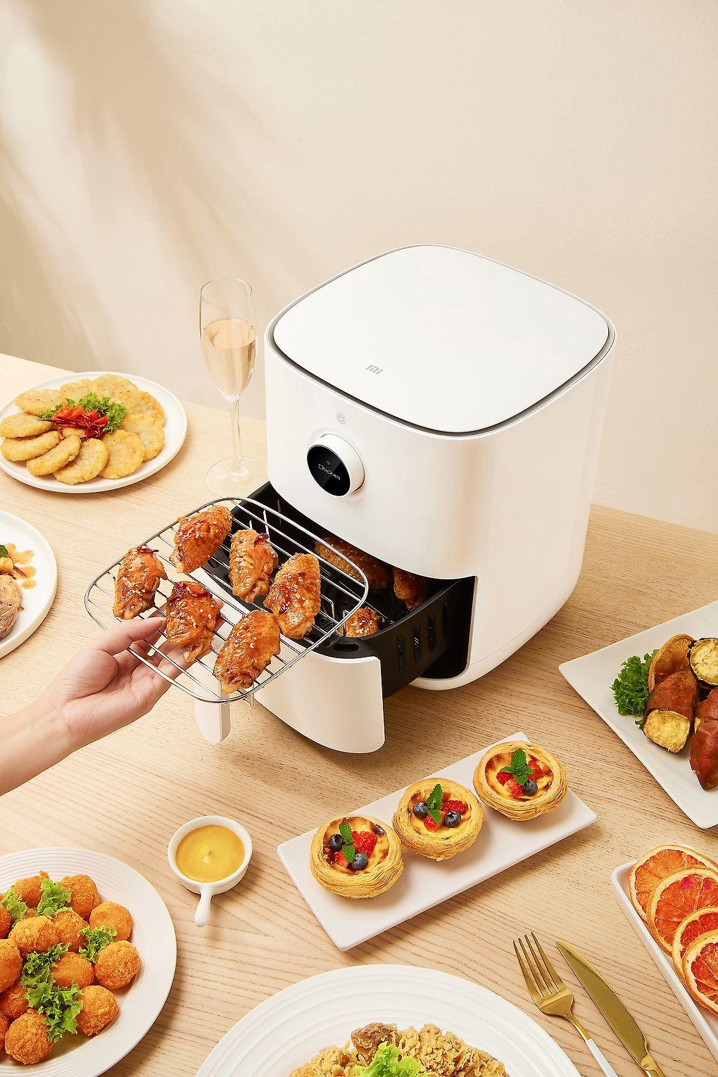 Gruzdintuvė Xiaomi Mi Smart Air Fryer Power 1500 W, Talpa 3.5 l, Balta