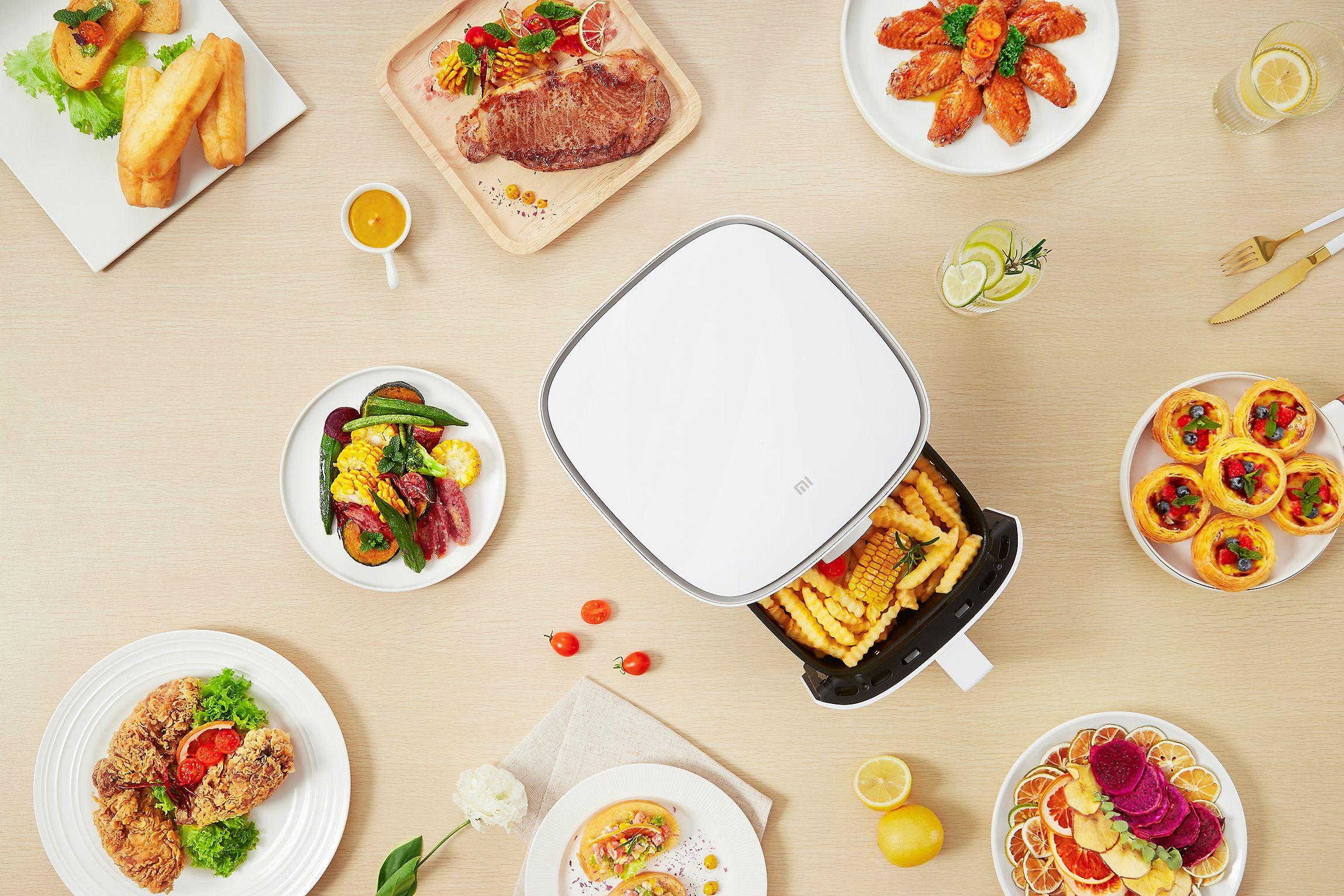 Gruzdintuvė Xiaomi Mi Smart Air Fryer Power 1500 W, Talpa 3.5 l, Balta