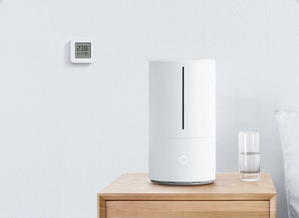 Jutiklis Xiaomi Mi Temperature and Humidity Monitor 2, baltas