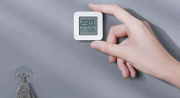 Jutiklis Xiaomi Mi Temperature and Humidity Monitor 2, baltas