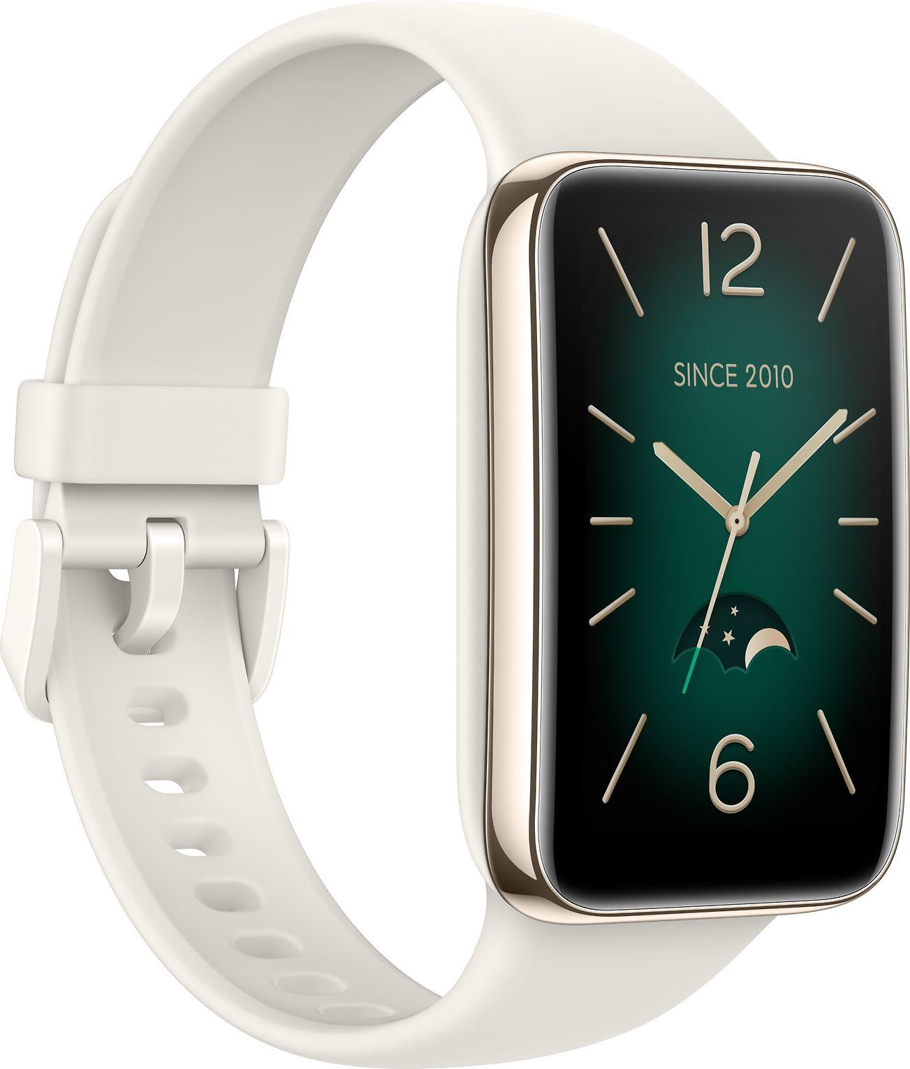 Išmanioji apyrankė Xiaomi Smart Band 7 Pro, Šviesiai auksinės spalvos korpusas ir dramblio kaulo spalvos apyrankė