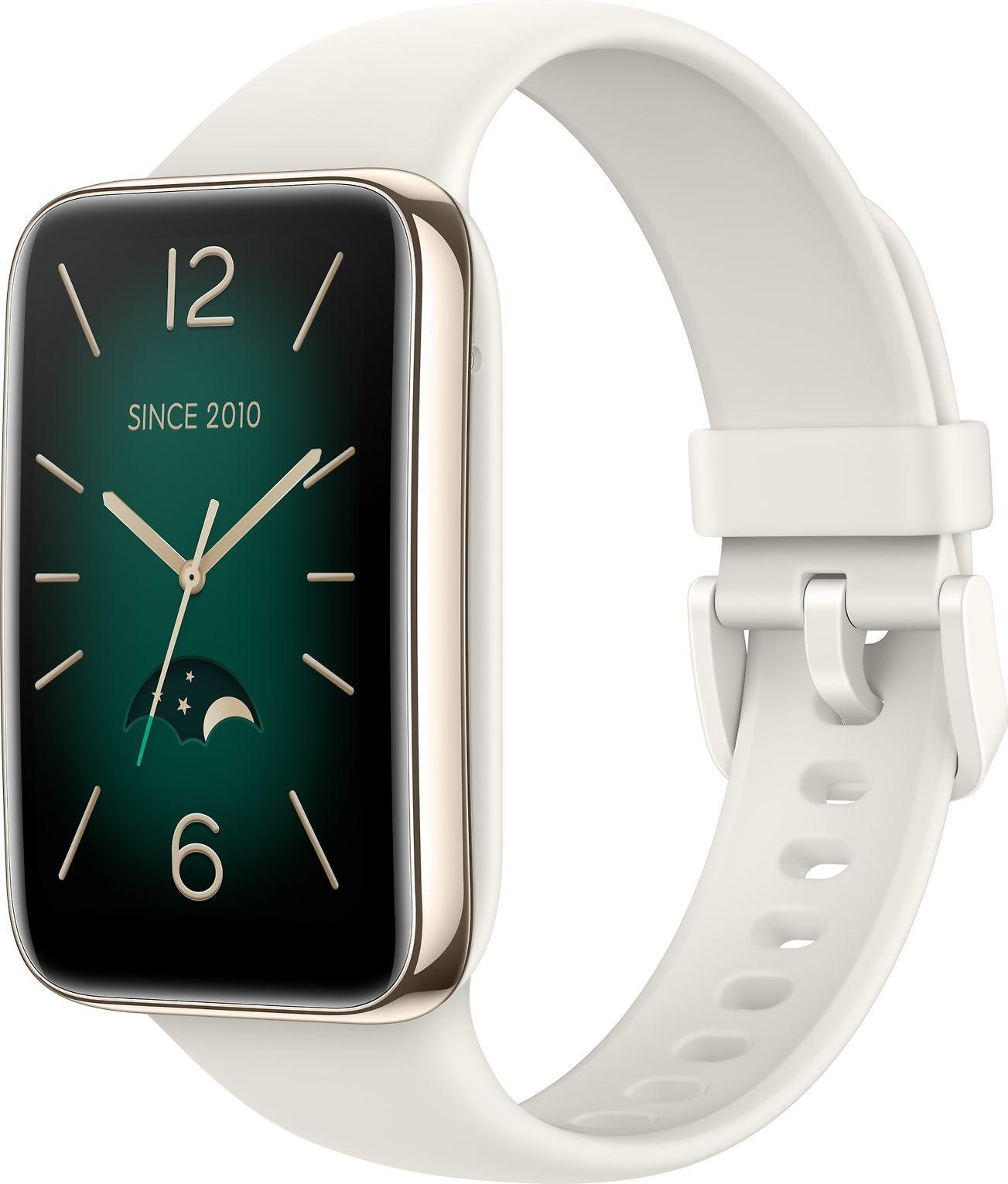 Išmanioji apyrankė Xiaomi Smart Band 7 Pro, Šviesiai auksinės spalvos korpusas ir dramblio kaulo spalvos apyrankė